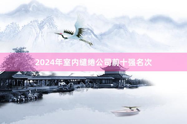 2024年室内缱绻公司前十强名次